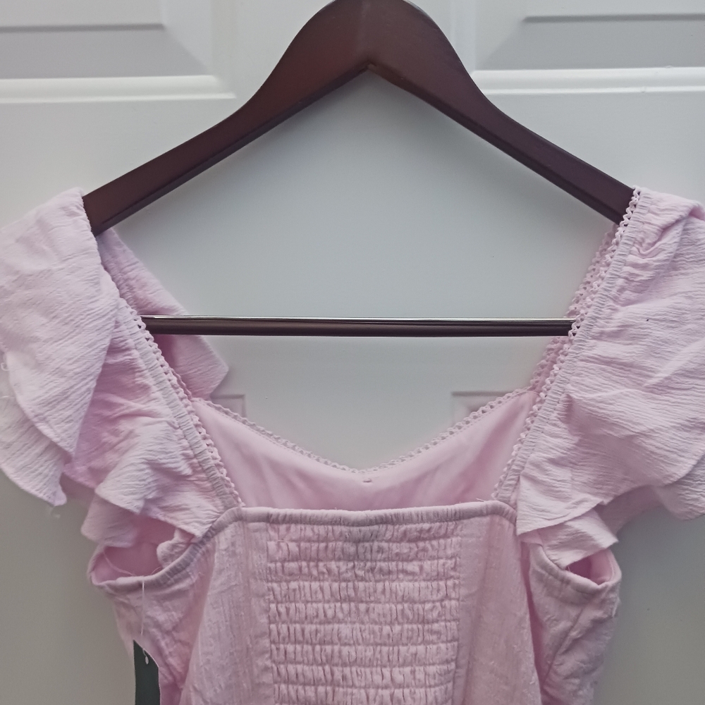 Pink Ruffled Shirt - Picture 9 of 9